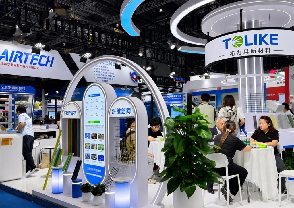 Tolikes booth at the Shanghai exhibition